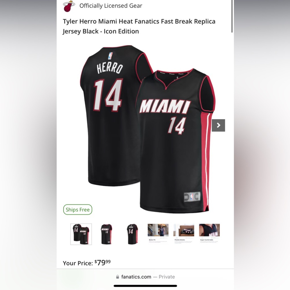 Herro Miami Jersey